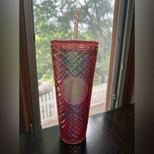 Starbucks Rose Gold Textured Tumbler